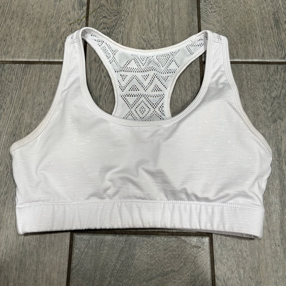 Zyia Bomber Sports bra white Size Medium - Picture 2 of 5
